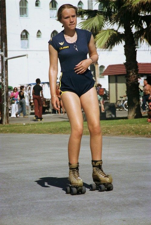 Rollerskaters at Venice Beach California 1979 28