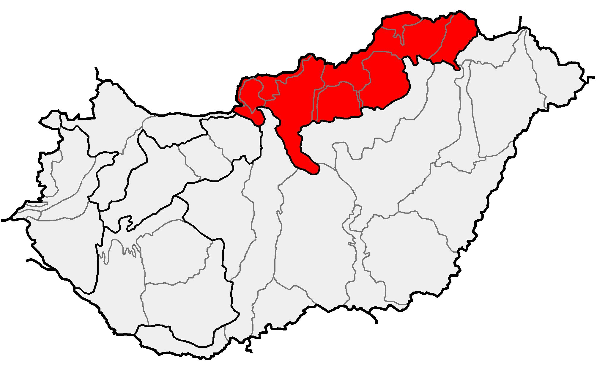 hu region 6 eszaki kozephegyseg