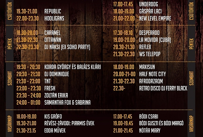 sorfesztival 2016 programok