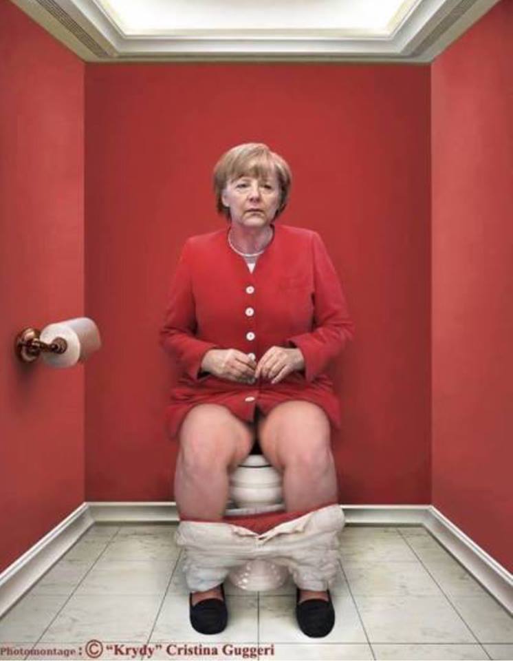 angela merkel nude