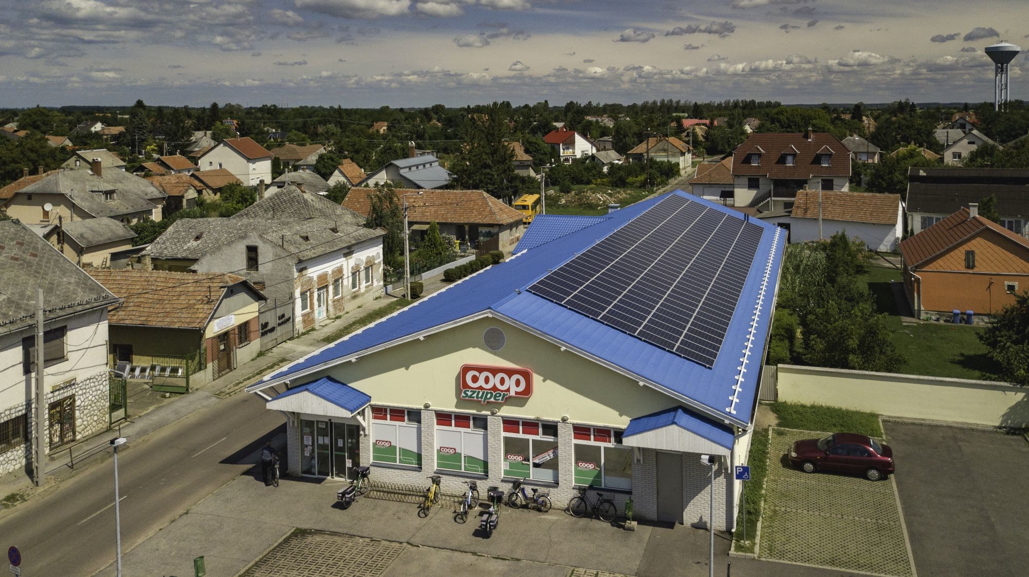 Unió Coop Zrt. 53 kW első HMKE napelem rendszer Mezőcsáton