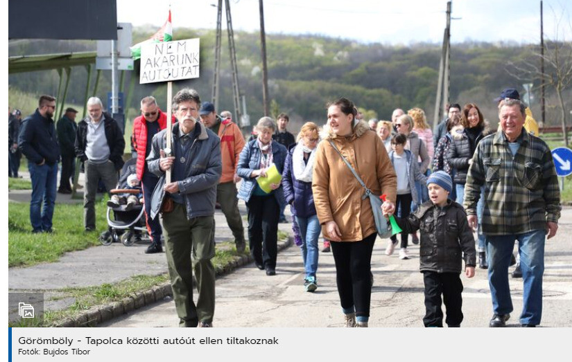 Nem volt hiábavaló a tiltakozás. FORGALOMCSILLAPÍTÁSI MEGOLDÁSOKKAL ÉPÜL MEG A GÖRÖMBÖLY MISKOLCTAPOLCA KÖZTI ÚT