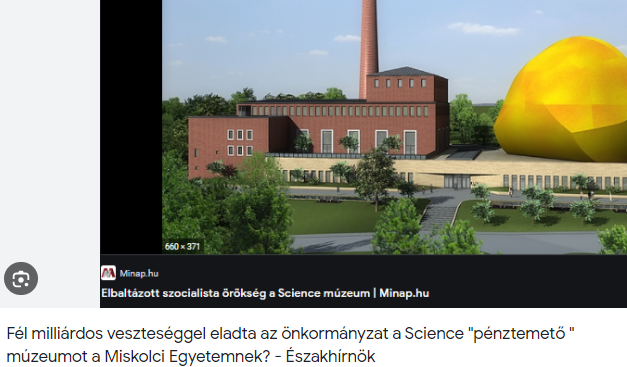 Még bármi megtörténhet. A Kúrián folytatódik a miskolci Science Múzeum ügye