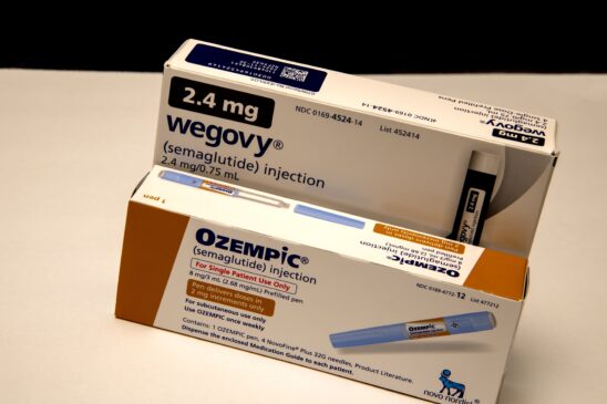 ozempic and wegovy, injectable prescription weight loss medicines.