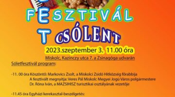 1. Miskolci Sólet Fesztivál 2023. szeptember 3