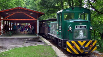 Miskolc-Lillafüred, 2017. június 21.
A Lillafüredi Állami Erdei Vasút (LÁEV) Miskolc és híres üdülõtelepülése között, a Bükk-hegység festõi táján át közlekedõ szerelvénye megérkezett a Hunguest Hotel Palota Lillafüred közelében lévõ végállomására. Turisták szállnak ki a nyitott nyári kocsikból. A dízel erõgép Herman Ottó polihisztor-természettudós nevét viseli.
MTVA/Bizományosi: Jászai Csaba 
***************************
Kedves Felhasználó!
Ez a fotó nem a Duna Médiaszolgáltató Zrt./MTI által készített és kiadott fényképfelvétel, így harmadik személy által támasztott bárminemû  különösen szerzõi jogi, szomszédos jogi és személyiségi jogi  igényért a fotó készítõje közvetlenül maga áll helyt, az MTVA felelõssége e körben kizárt.