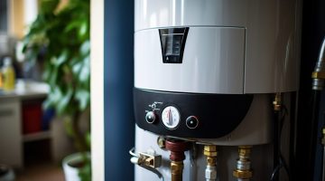 modern wall mounted gas water heater