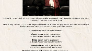 cinema city valentin nap után