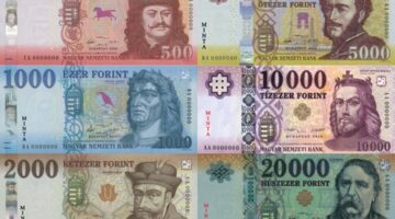 hungarian-forint-HUF-banknotes-front-montage