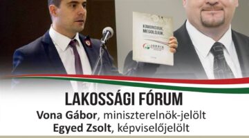 Vona Gábor lakossági fóruma Ózdon