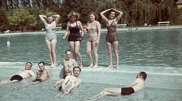 04 miskolctapolca strandfurdo 1941 fortepan 92528