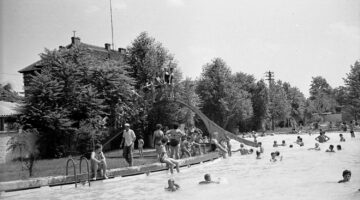 1961 selyemreti strandfurdo morvay lajos fortepan 84399