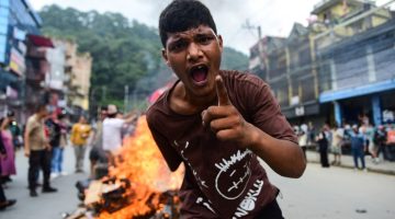 nem lehet megfekezni az indulatokat nepalban foto northfoto