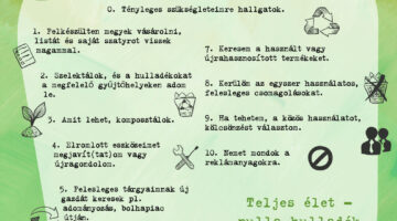 zero waste #nuhu nulla hulladék humusz szövetség